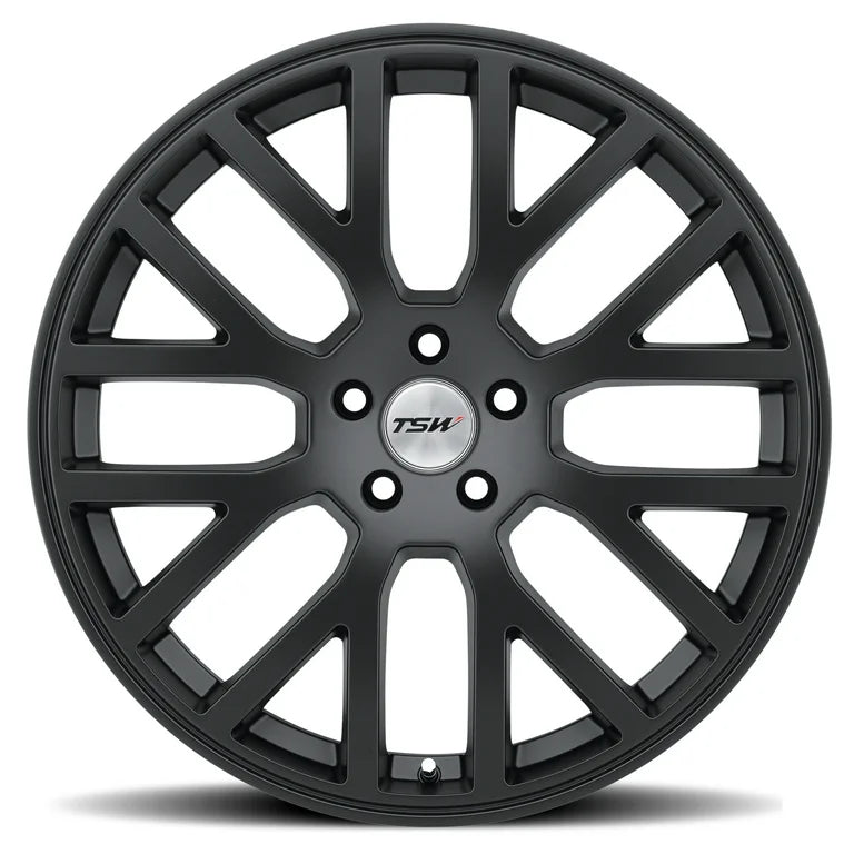 TSW Alloy Wheels black auto part