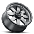 Raceline 935G Defender 16x6in / 8x165.1 BP / 0mm Offset / 4.90mm Bore - Gunmetal Wheel