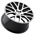 ~(41 lbs. 19X19X10)~ TSW DONINGTON 17x8.0 5/112 ET42 CB72.1 GUNMETAL MIRROR CUT FACE/GUNMETAL LIP