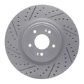 DFC 18-22 Genesis G70 Front Left Drilled & Slotted Geoperformance Rotor