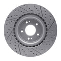 DFC 18-22 Genesis G70 Front Left Drilled & Slotted Geoperformance Rotor
