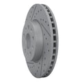 R1 14-20 Cadillac Cts Front Left Drilled & Slotted Geo-Carbon Rotor