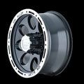~(27 lbs. 18X18X11)~ 174 (174) BLACK/MACHINED LIP 16X10 8-170 -38MM 130.8MM