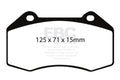 EBC auto part close-up