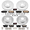 Power Stop 14-15 Acura ILX Front & Rear Z17 Evolution Geomet Coated Brake Kit