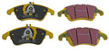 EBC 12+ Mercedes-Benz C250 Coupe 1.8 Turbo Sport Edition Yellowstuff Front Brake Pads