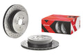 Brembo 2004 Subaru Impreza Rear Premium Xtra Cross Drilled UV Coated Rotor