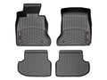WeatherTech 14+ BMW 5-Series (F10/F11) Front and Rear Floorliners - Black