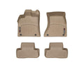 WeatherTech 09-11 Audi Q5 Front and Rear Floorliners - Tan