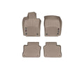 WeatherTech 10-11 Porsche Panamera Front and Rear Floorliners - Tan