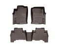 WeatherTech Cocoa Front and Rear Floorliners Fits -20-19 6-Series Gran Turismo 471303-1-2