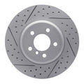 DFC 10-19 BMW 640I Xdrive Gran Coupe Rear Left Drilled & Slotted Geoperformance Rotor