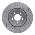 DFC 10-19 BMW 640I Xdrive Gran Coupe Rear Left Drilled & Slotted Geoperformance Rotor