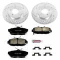 Power Stop 2012 Ford Mustang Rear Z26 Street Warrior Brake Kit