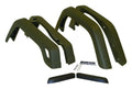 6-Piece 97-06 Jeep TJ Wrangler Fender Flare Kit, Black Textured, 3-3/4 Inch Width Crown Automotive