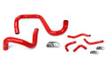 HPS Performance Red Reinforced Silicone Radiator Hose Kit Coolant for Jeep 12-17 Wrangler JK Unlimited 3.6L V6