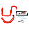 HPS Performance Red Reinforced Silicone Radiator Hose Kit Coolant for Jeep 12-17 Wrangler JK Unlimited 3.6L V6