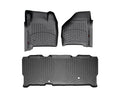 WeatherTech 99-07 Ford F250/F350/F450/F550 Front and Rear Floorliners - Black