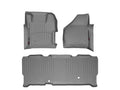 WeatherTech 08-10 Ford F250/F350/F450/F550 Front and Rear Floorliners - Grey