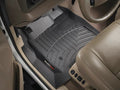 WeatherTech Black Front and Rear Floorliners - Over The Hump For Vinyl Floors Fits -20-19 Chevrolet GMC 449651V-449662V