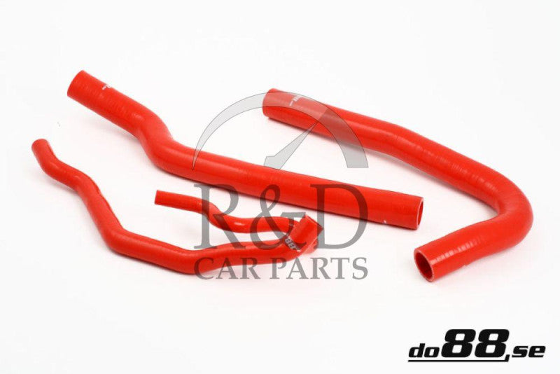 do88 Volvo 740/940 (w/T5 Engine) Coolant Hoses Red