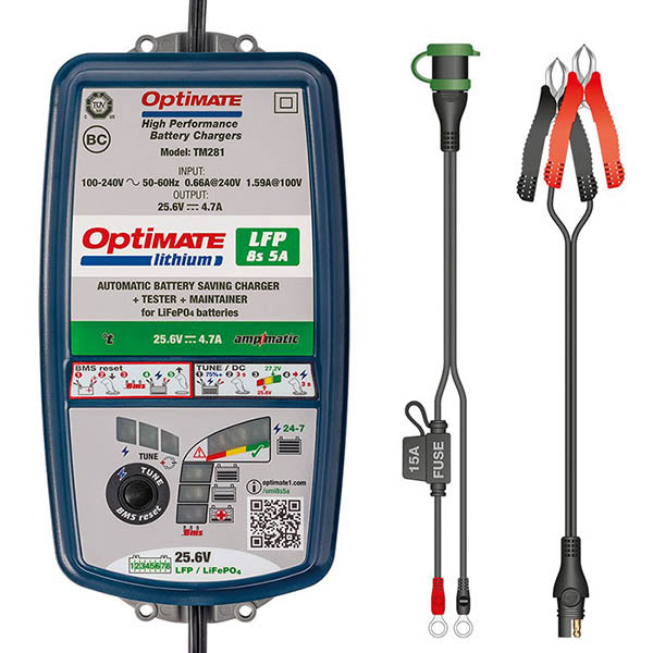 OPTIMATE LITHIUM 8S 5A 10STEP BATTERY SAVING TEST & MAINTAIN W/ BMS RESET & POWERSUPPLY MODE