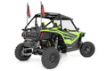 Whip Mount | Bed |  4' Multl-Color LED Whip Pair | Honda Talon 1000