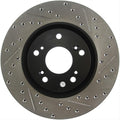 StopTech 02-06 Acura RSX Type S / 06-09 Honda Civic Si Slotted & Drilled Left Front Rotor
