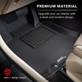 3D MAXpider 21-22 Tesla Model Y 1st & 2nd Row Floormats - Black