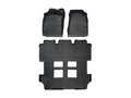 WeatherTech 2017+ Chrysler Pacifica (RU Hybrid Only) Front and Rear FloorLiner - Black