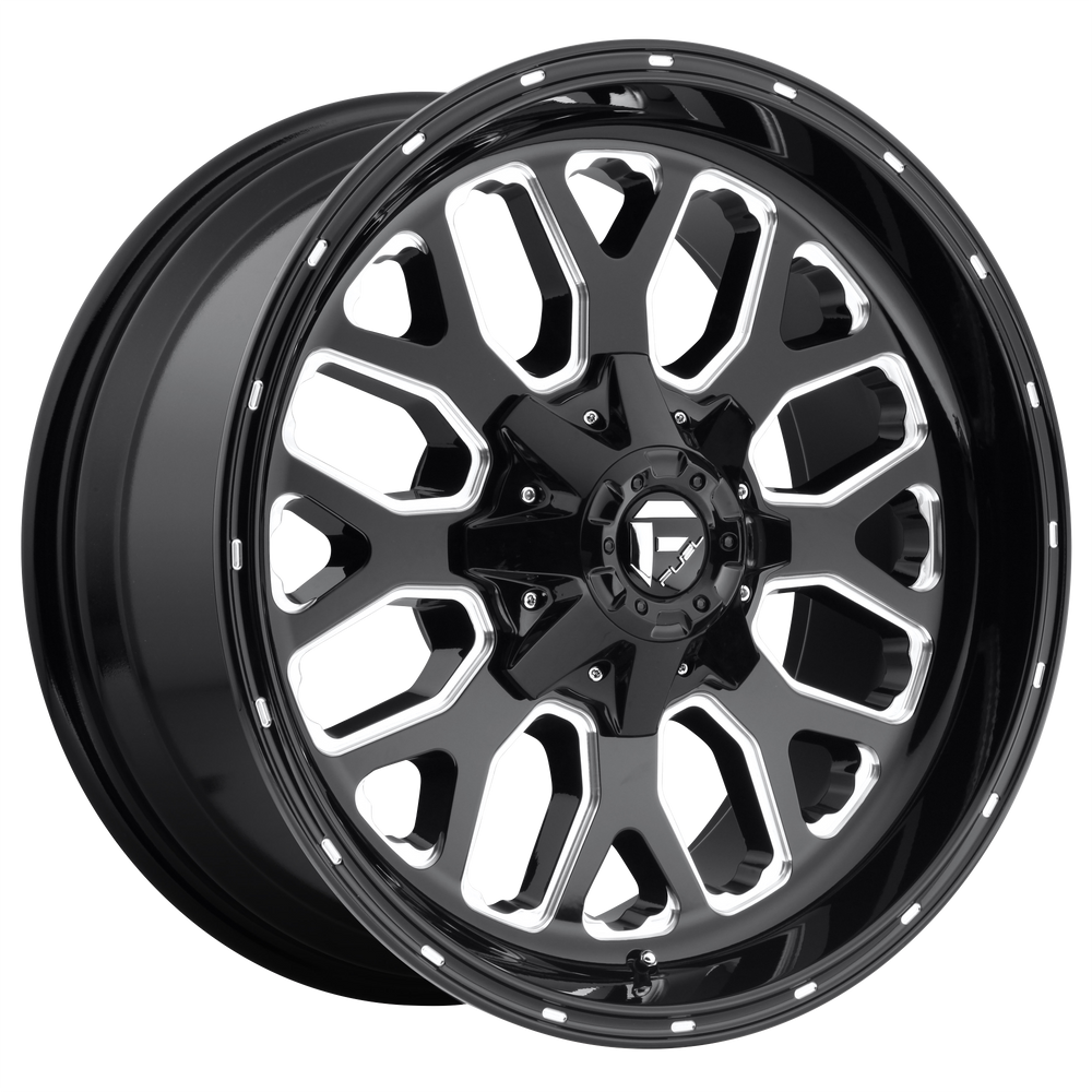 D588 20X9 6X120 GL-BLK-MIL 07MM