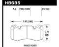 Hawk 10-11 Range Rover/Range Rover Sport Supercharged Performance Ceramic Street Front Brake Pads