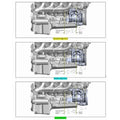 LO A/C BKT KIT, LS, WRKS W/SD7-NATURAL