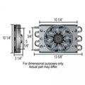 ~(5.8 lbs. 18X12X3)~ Dyno-Cool Remote Cooler 11/32 in