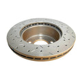 DBA 88-92 Cherokee 4wd/90-92 Comanche 4wd/90-99 Wrangler Front Drilled & Slotted 4000 Series Rotor