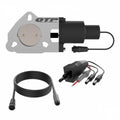 QTP 2.25in Bolt-On QTEC Electric Cutout Valve - Single