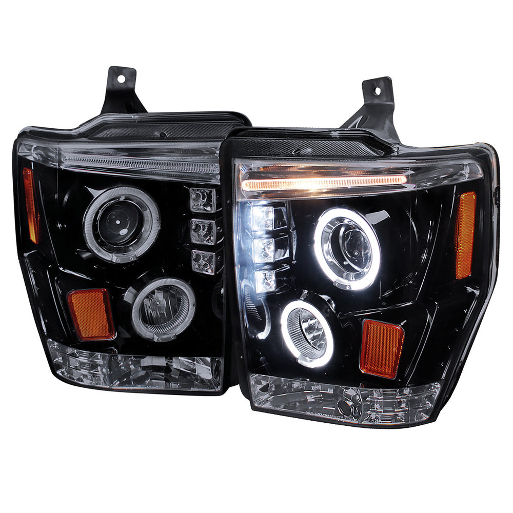 HALO PROJECTOR HEADLIGHT GLOSS BLAC