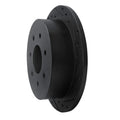 R1 97-04 Ford F-150 4WD Rear Right Drilled & Slotted Black Brake Rotor