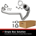 FRONT PIPE KIT - 96-00 HOMBRE, S10,