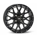 ITP Hurricane 14x7 / 4x110 BP / 2+5 Offset Matte Black Wheel