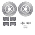 R1 19-21 Hyundai Veloster N Front Left Drilled Black Brake Rotor