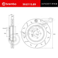 Brembo 2014 Mercedes-Benz AMG GT Rear TY3 Sport Disc Rotor - 360X26