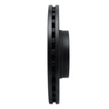 R1 15-25 Ford Transit-350 HD/DRW Front Right Drilled & Slotted Black Brake Rotor