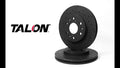 Hawk Talon 1992 Honda Civic CX Hatchback Drilled and Slotted Front Brake Rotor Set