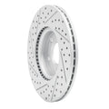 R1 07-13 Mazda 3 Front Right Drilled & Slotted Geoperformance Rotor