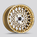 Konig Countergram 15x7.5 4x100 ET35 Matte Black / Matte Machined Lip
