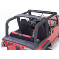 Rugged Ridge Roll Bar Cover Kit Black Denim 97-02 Jeep Wrangler