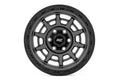 Rough Country 85 Series Wheel | Simulated Beadlock | Gunmetal Gray/Black | 17x9 | 5x5 | -12mm