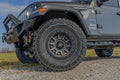 Rough Country 85 Series Wheel Simulated Beadlock Gunmetal Gray/Black 17x9 5x5 -12mm