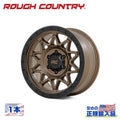 Rough Country Rough Country 78 Series Wheel Simulated Beadlock Bronze Black 18x9 8x170 0mm 78180911